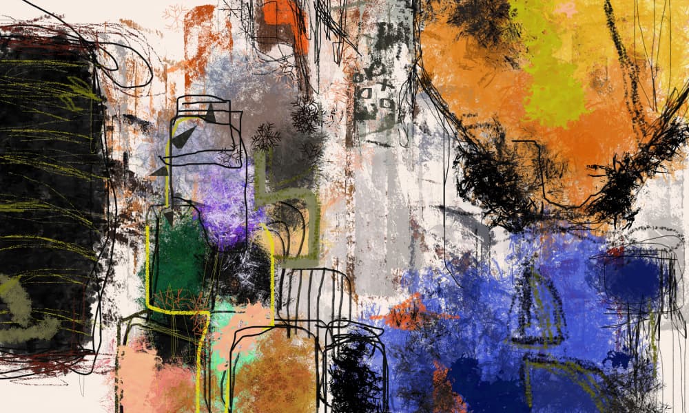 Modern Urban Expression by Pelin Atilla — canvas wall art