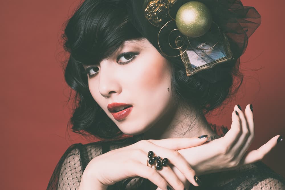 Mysterious Red Glamour by Daisuke Kiyota — canvas wall art
