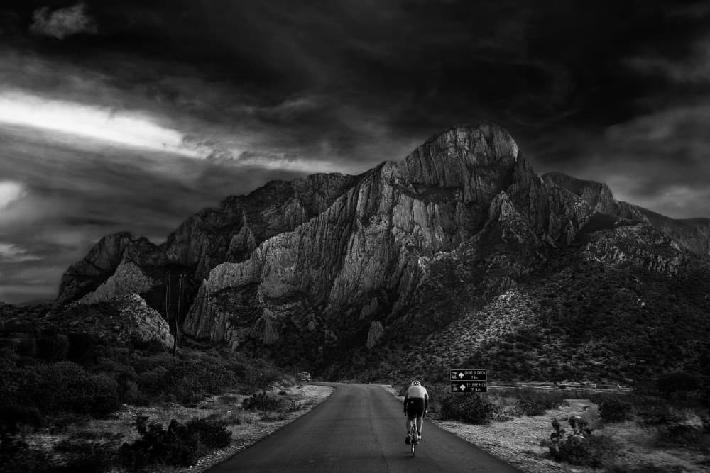 Epic Mountain Ride by Edgar Monzon — canvas wall art