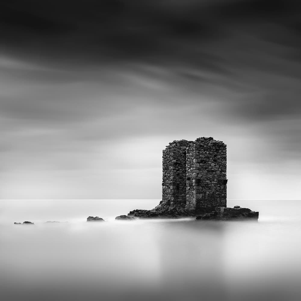 Ancient Sea Tower by George Digalakis — canvas wall art