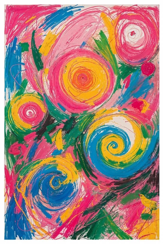 Swirling Vortexes by THE MIUUS STUDIO — canvas wall art