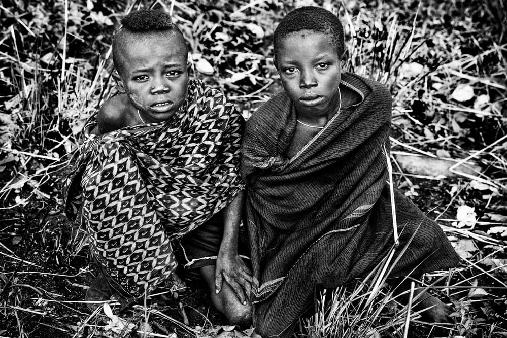 Serious African Boys by Joxe Inazio Kuesta Garmendia — canvas wall art