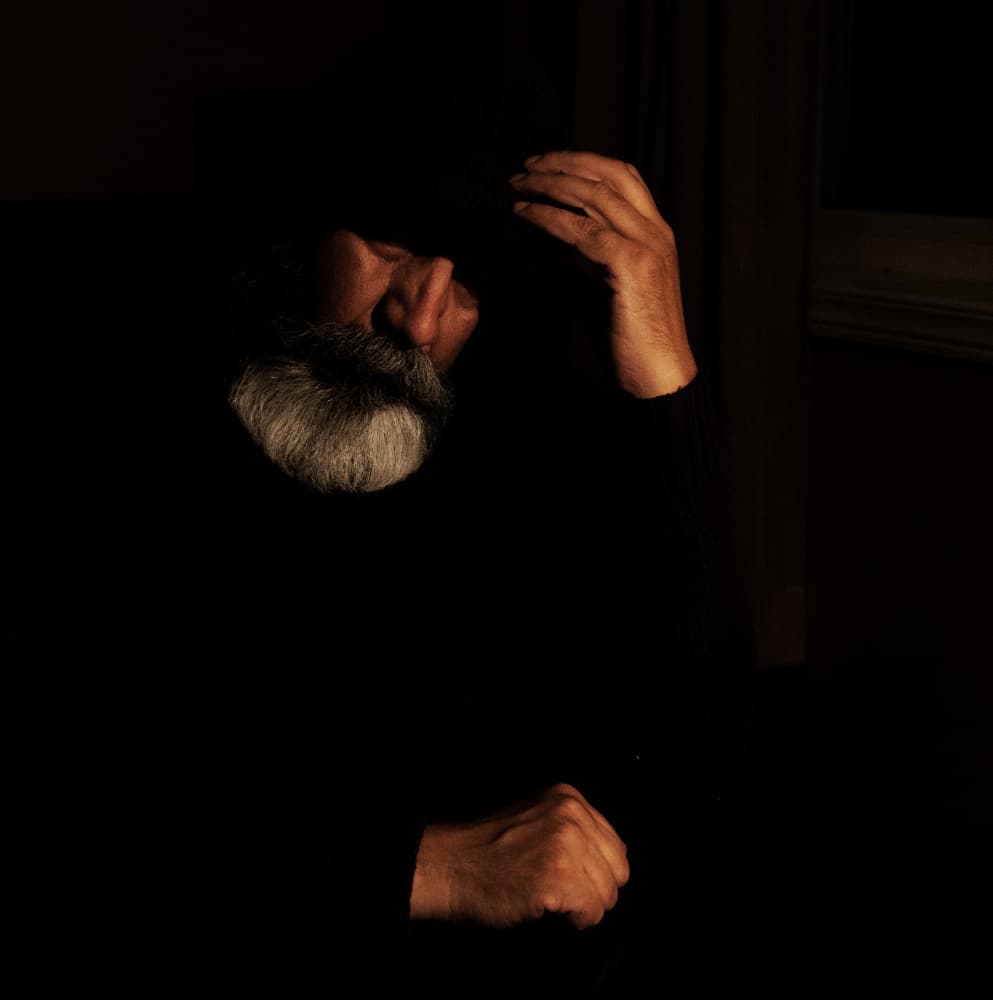 Man In Deep Thought by Hassan Dehdaran Jabry — canvas wall art