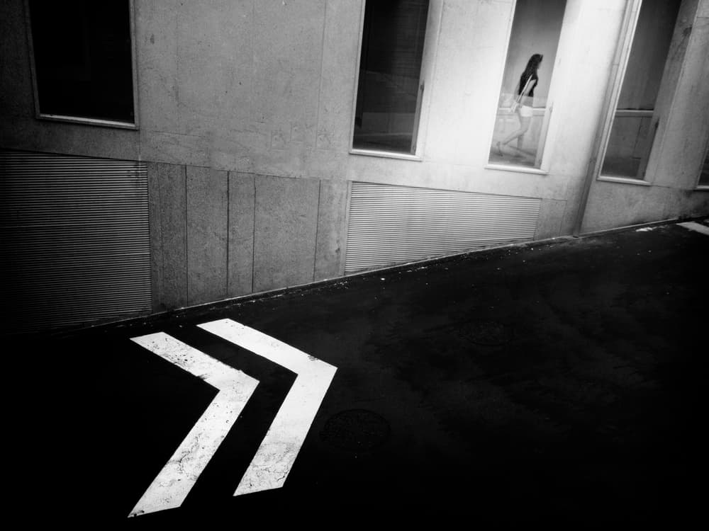 Urban Reflection Arrows by Laura Mexia — canvas wall art