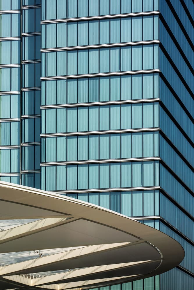 Modern Glass Architecture by Lus Joosten — canvas wall art
