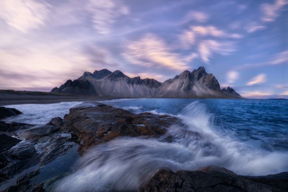 Majestic Coastal Sunset by Ken Liang — canvas wall art