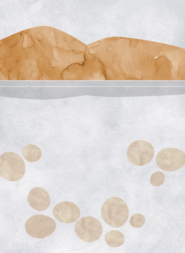 Earthy Mountain Serenity by Rosana Laiz Blursbyai — canvas wall art