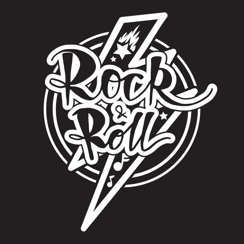 Rock And Roll Lightning by Marika Barsrsind — canvas wall art