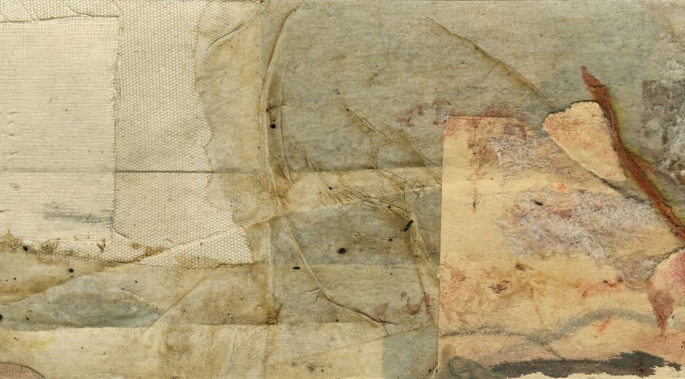 Aged Abstract Layers by Ute Rathmann — canvas wall art