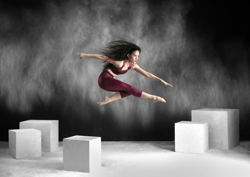 Dynamic Dancer Leap by Sebastian Kisworo — canvas wall art