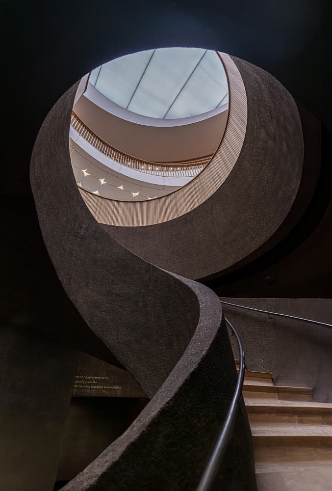 Elegant Spiral Staircase by Gabrielle Halperin — canvas wall art
