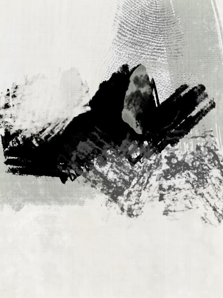 Dark Textured Abstract by Imaginative — canvas wall art