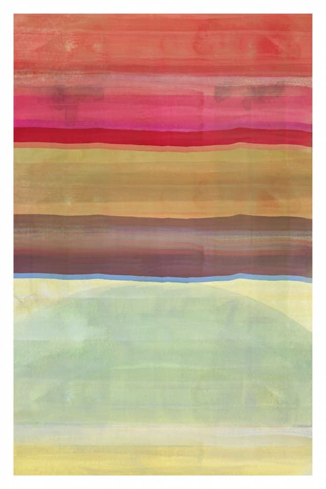 Abstract Sunset Landscape by cartissi — canvas wall art