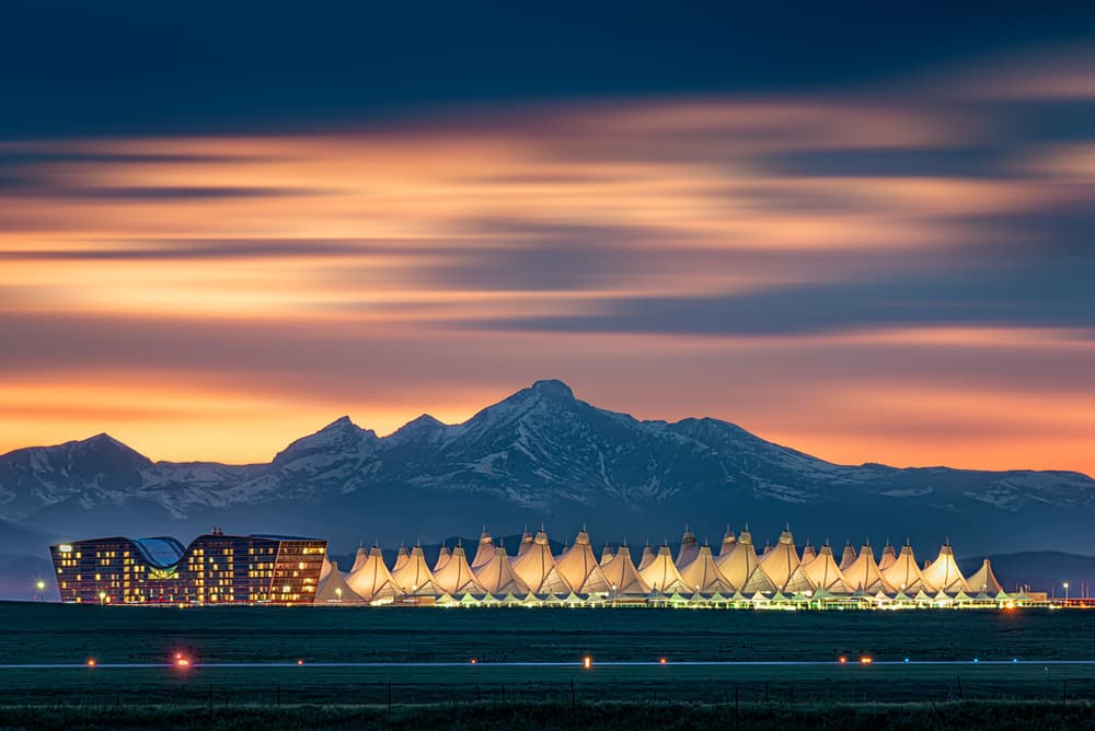 Mountain Airport Twilight by Mei Xu — canvas wall art