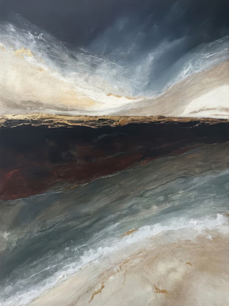 Golden Horizon Waters by Alpenglow Workshop — canvas wall art