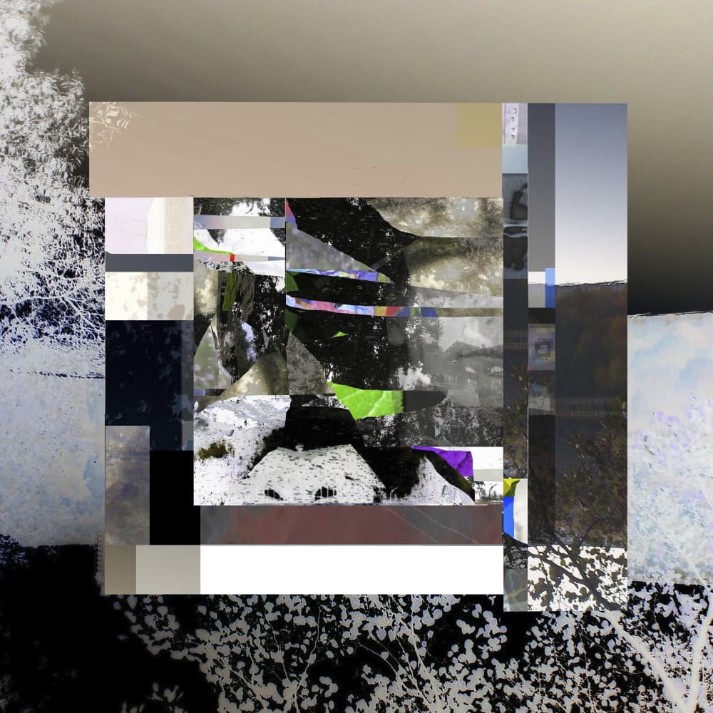 Fragmented Digital Nature by Stefan Fransson — canvas wall art