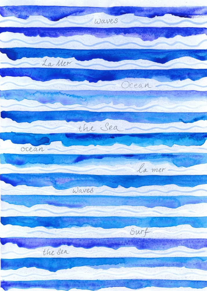 Waves by Isabelle Brent — canvas wall art