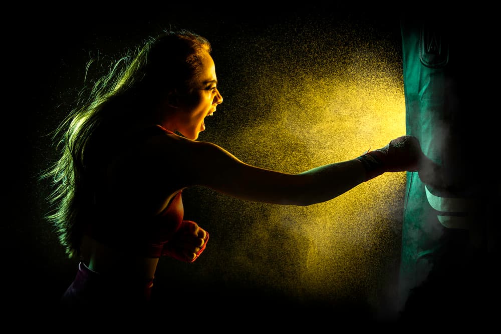 Intense Boxing Power by Heru Sungkono — canvas wall art