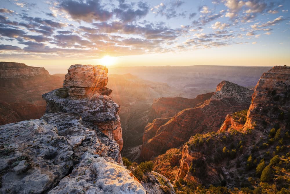 Grand Canyon Rise by Stefan Hefele — canvas wall art