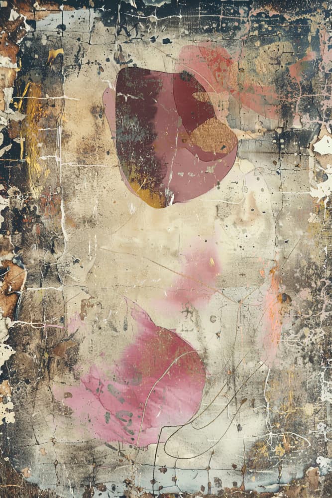 Organic Grunge Abstract by Rafal Kulik — canvas wall art