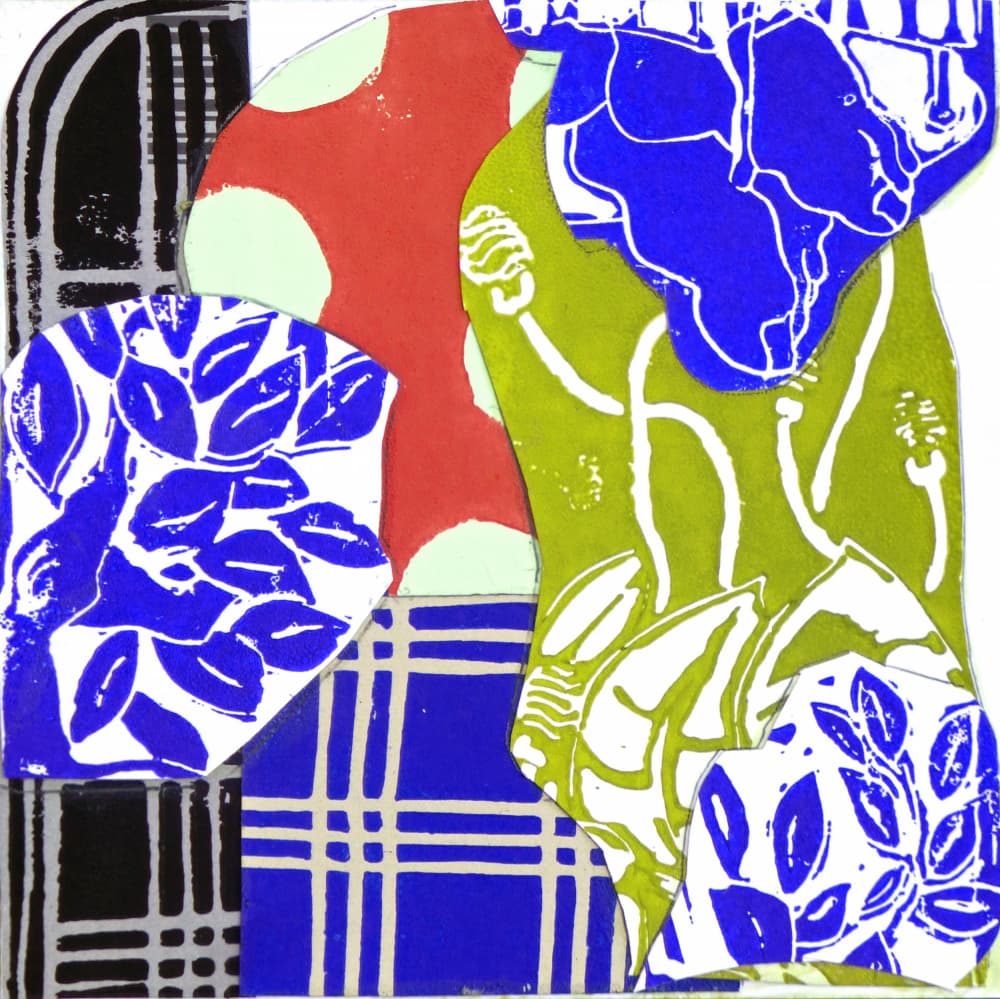 Vibrant Pattern Collage by Pascal Marlin — canvas wall art