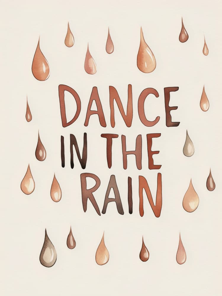 Rainy Day Joy by Treechild — canvas wall art