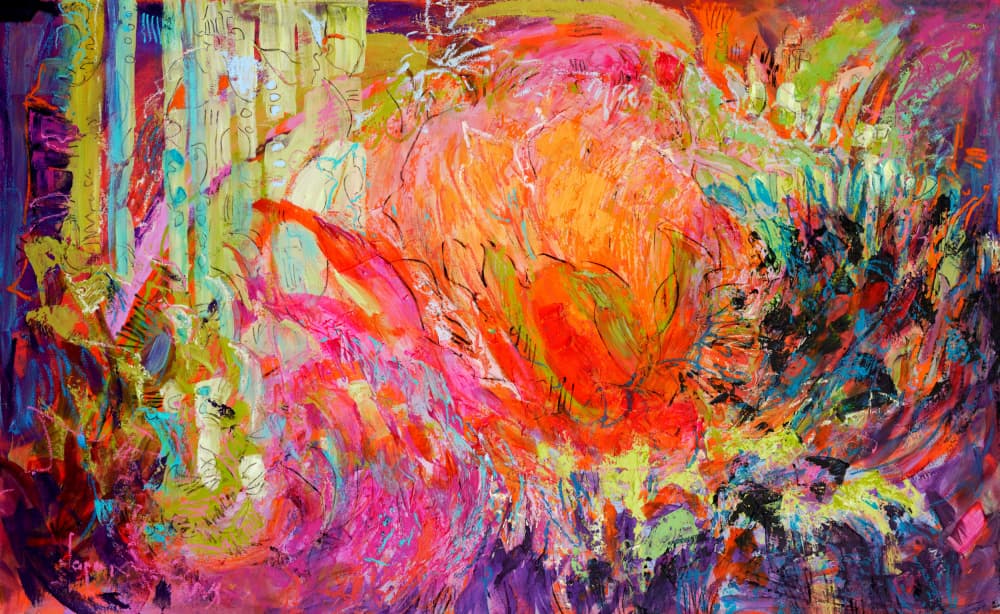 Vivid Petal Whispers by Dorothy Fagan — canvas wall art