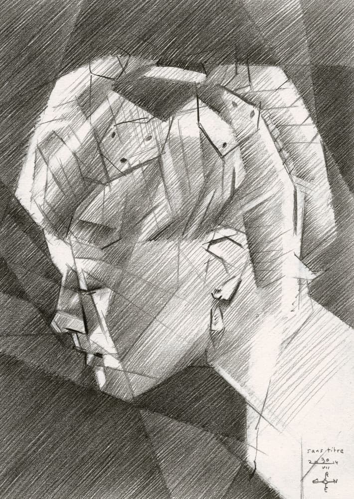 Geometric Profile Portrait