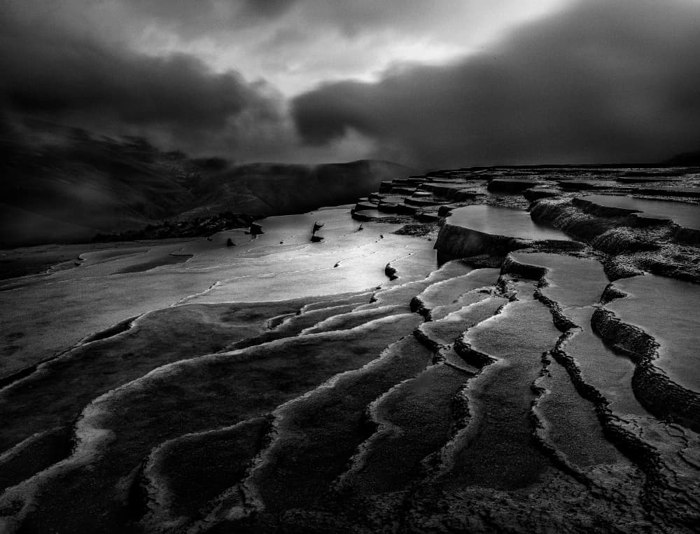 Moody Water Terraces by Abbas Arabzadeh — canvas wall art