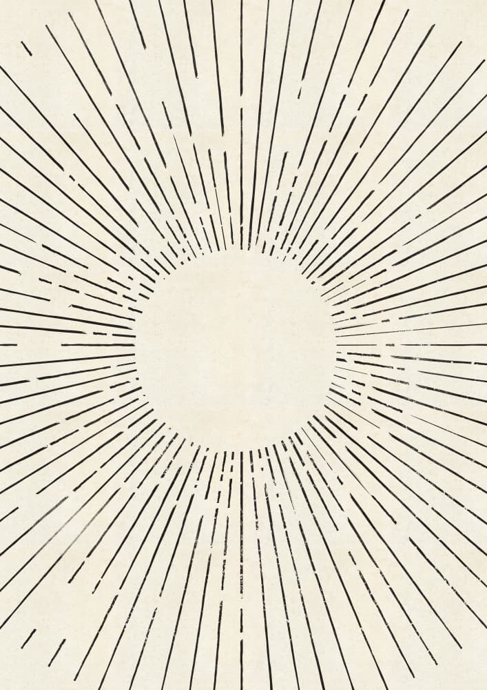 Radiant Sun Rays by Nicholas — canvas wall art