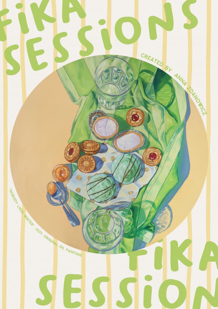 Cozy Fika Session by Anna Zdanowicz — canvas wall art