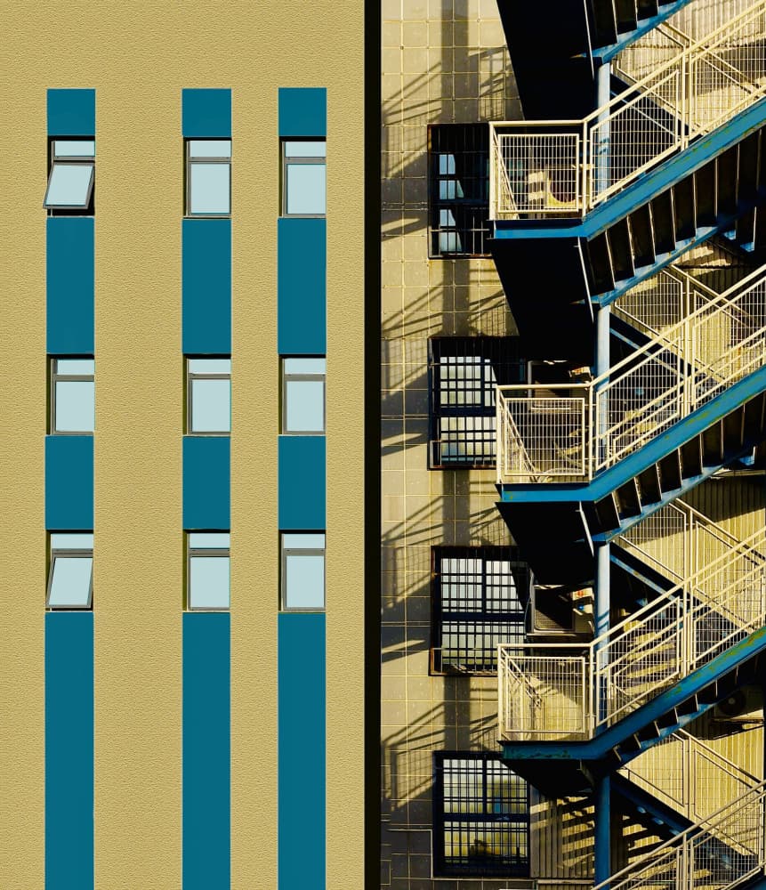 Urban Geometric Ascent by Arnon Orbach — canvas wall art