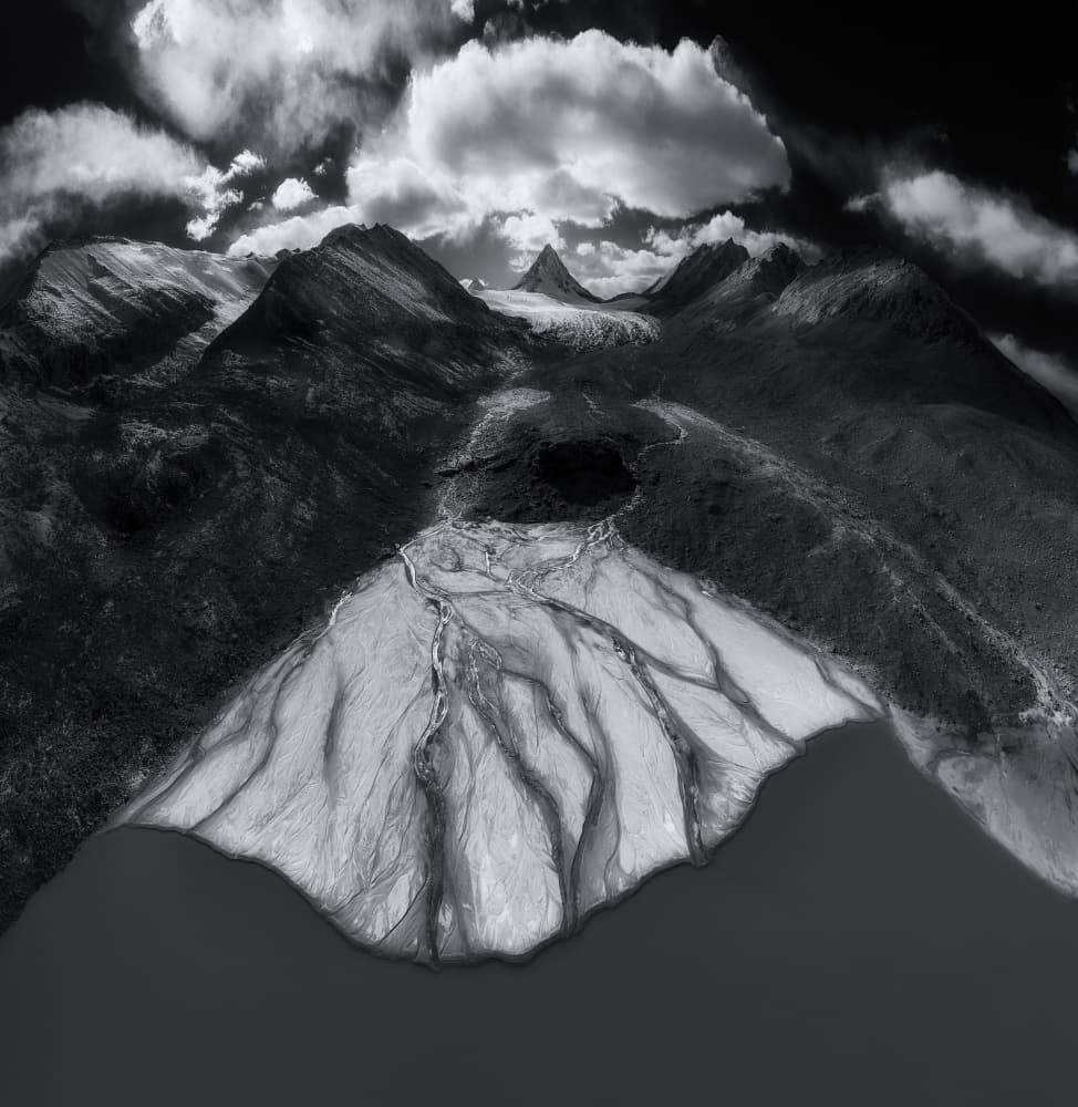 Dramatic Glacial Landscape by Selions(陈磊) — canvas wall art