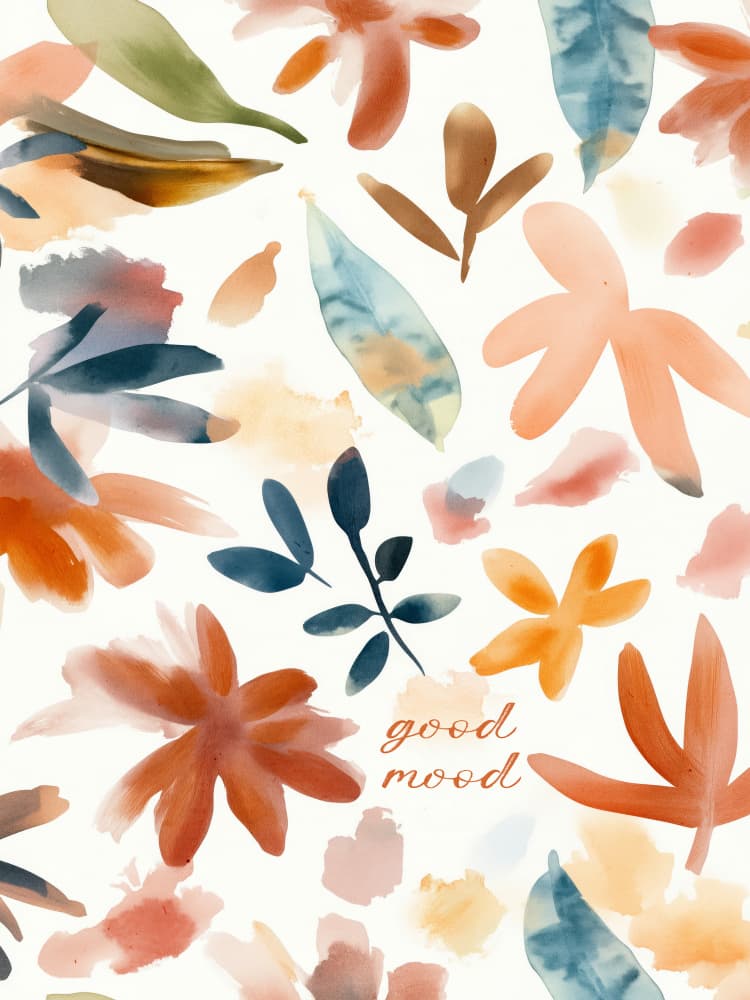 Vibrant Botanicals by Treechild — canvas wall art