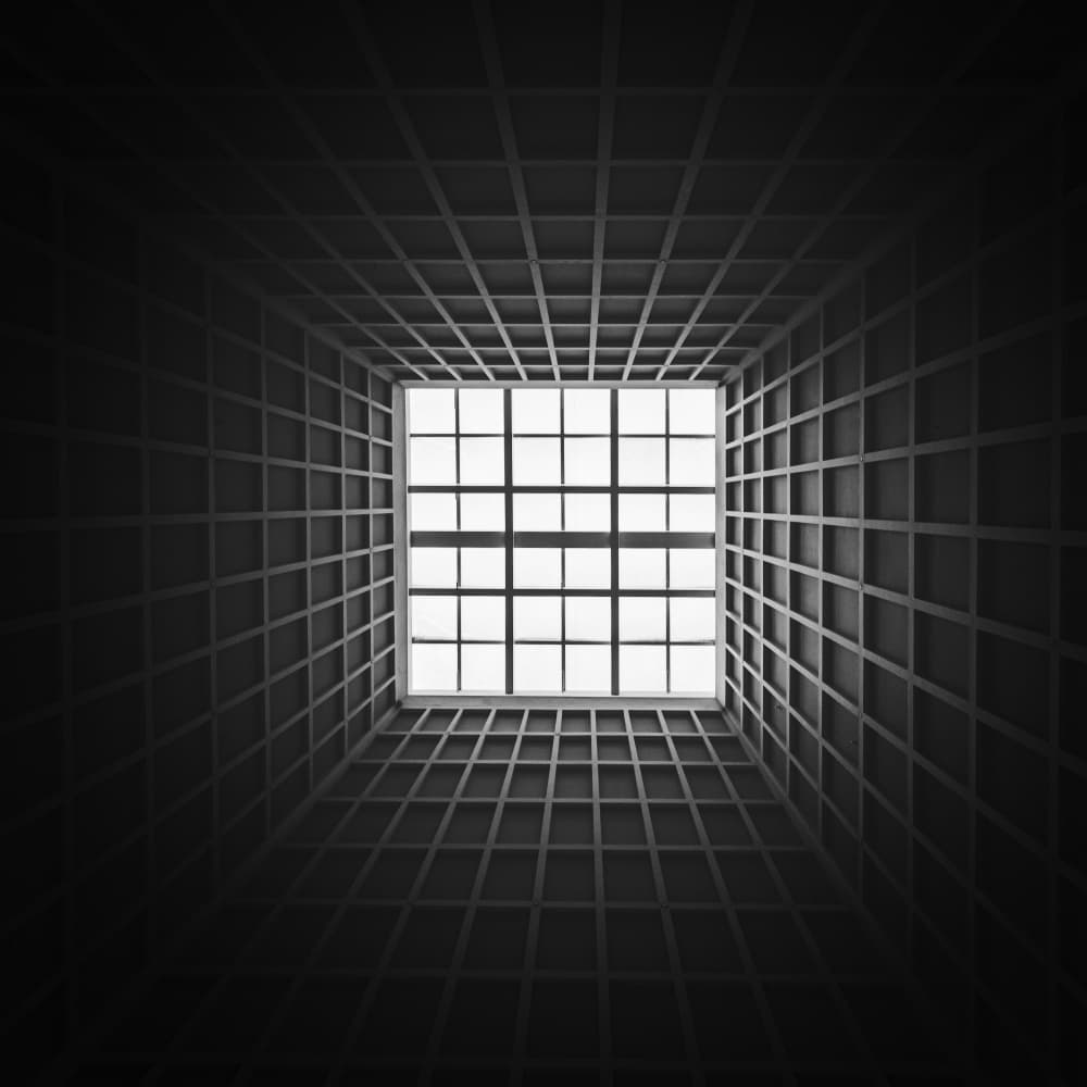 Square Skylight Perspective by Swen MUN — canvas wall art