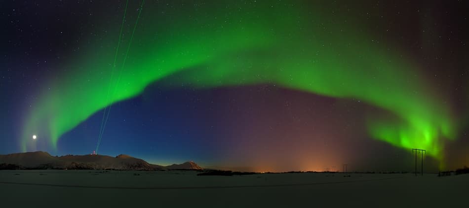 Vibrant Northern Lights by Roy Samuelsen — canvas wall art