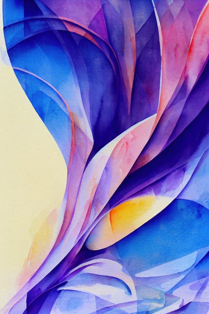 Dynamic Color Flow by Mauro — canvas wall art