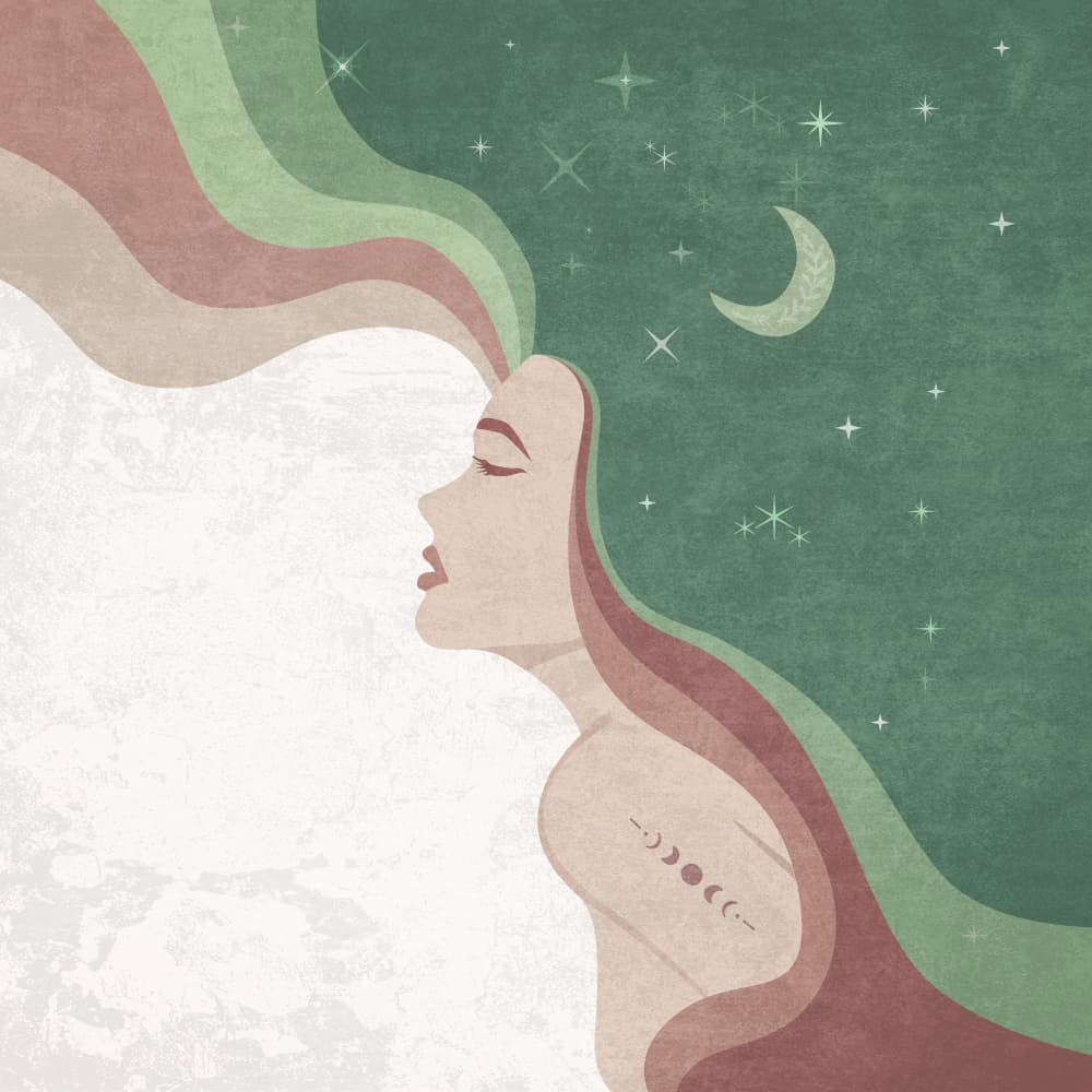 Lunar Dreams by Emel Tunaboylu — canvas wall art