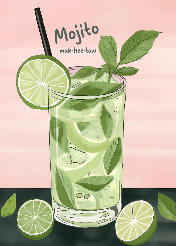 Refreshing Green Mojito by Andreas Magnusson — canvas wall art