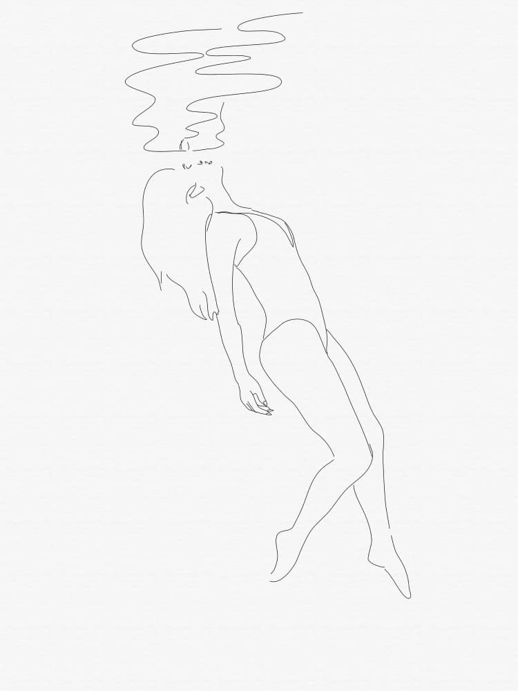 Underwater by Petra Lizde — canvas wall art