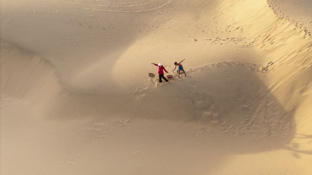 Desert Dune Adventure by woo jung choi — canvas wall art