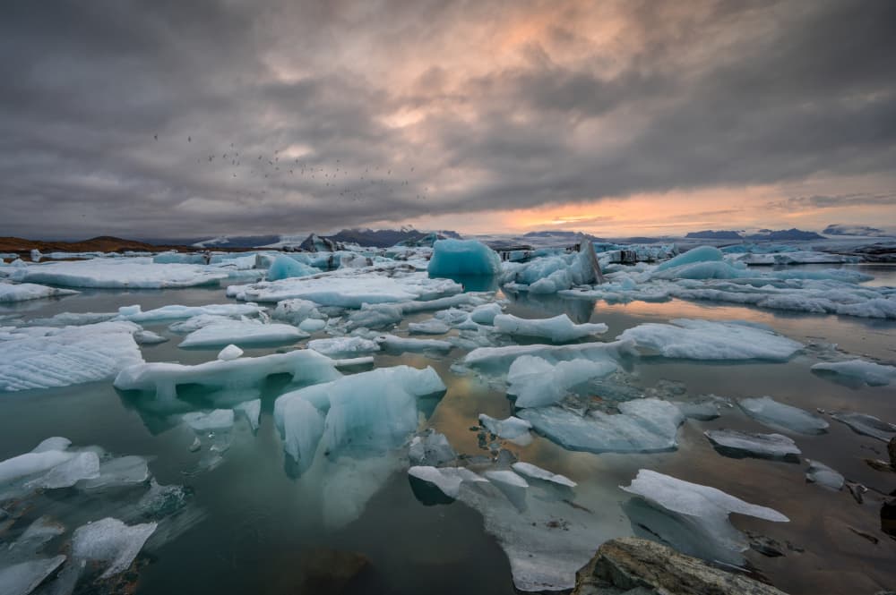 Glacial Iceberg Reflections by Alvaro Roxo — canvas wall art