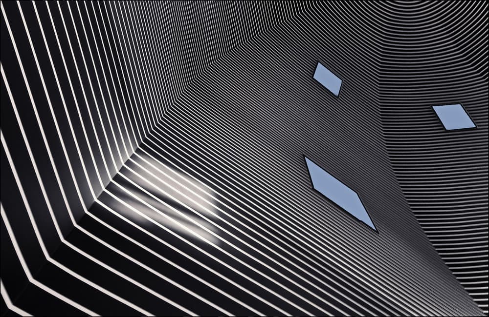 Dynamic Geometric Lines by Henk van Maastricht — canvas wall art