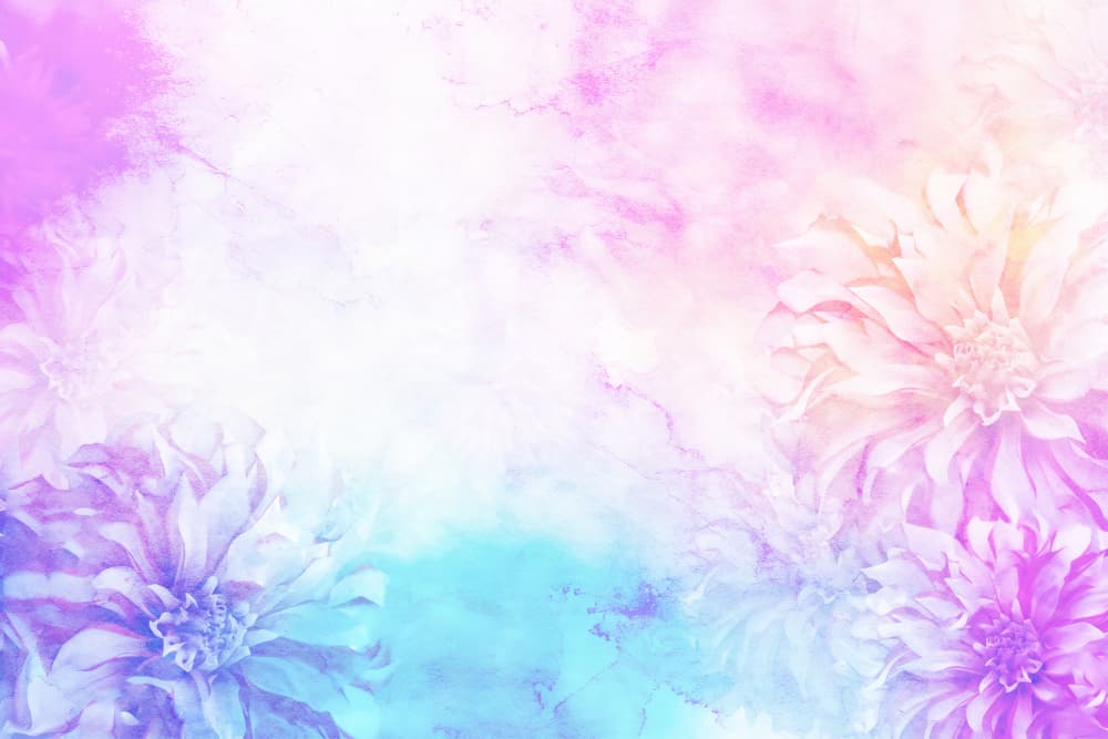 Dreamy Watercolor Dahlias by Rafal Kulik — canvas wall art