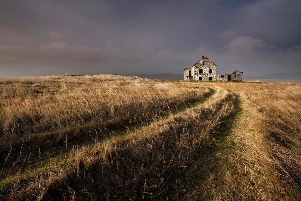 Lonely Stone House by Þorsteinn H. Ingibergsson — canvas wall art