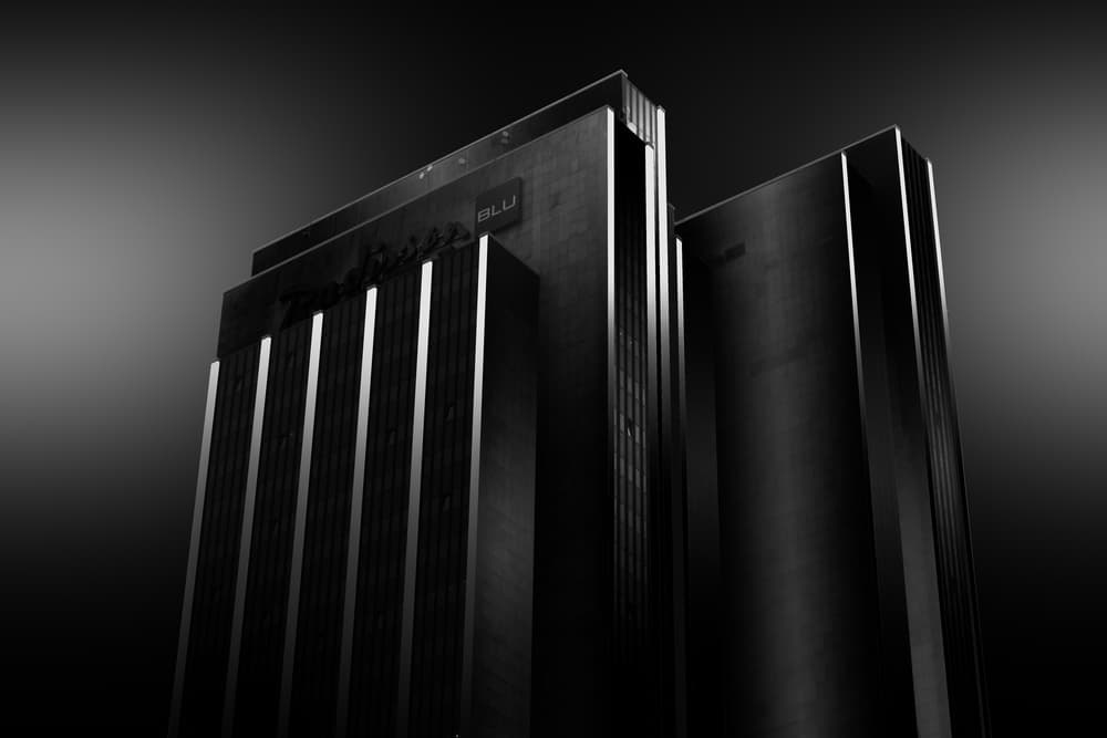 Dark Metallic Architecture by Matthias Hefner — canvas wall art