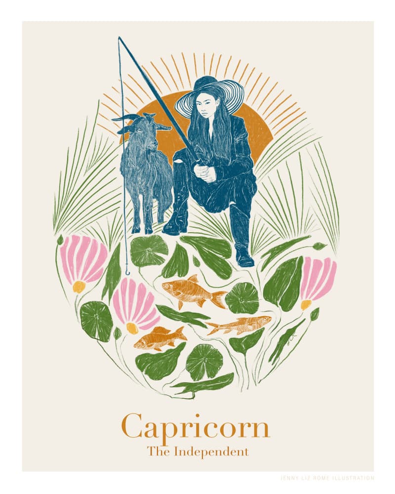 Jlr Capricorn Copy by Jenny Liz Rome — canvas wall art