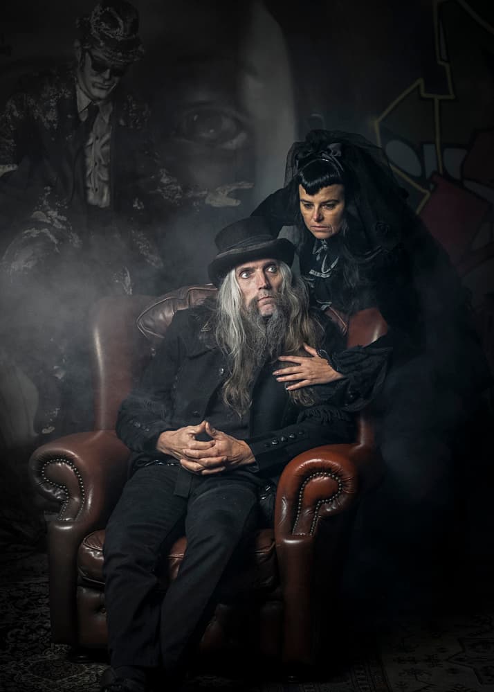 Mysterious Gothic Couple by Gerrit de Groot — canvas wall art