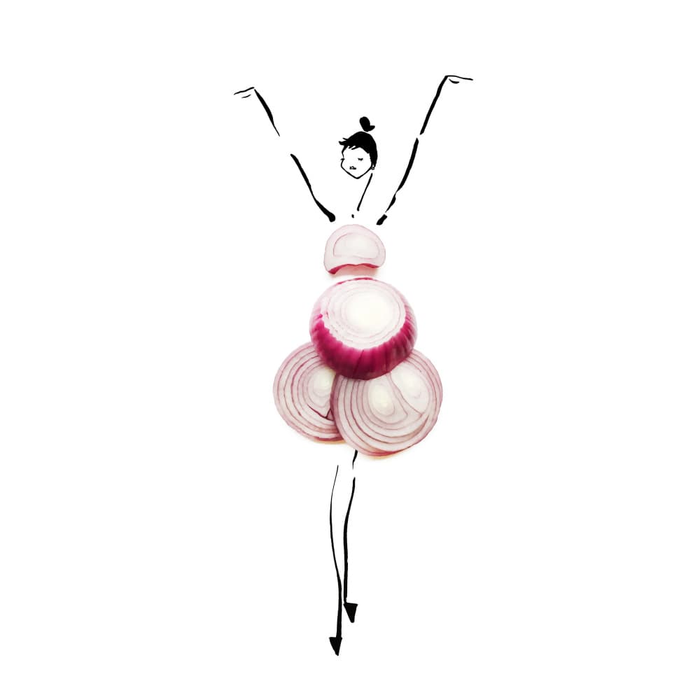 Elegant Onion Ballerina by Gretchen Roehrs — canvas wall art
