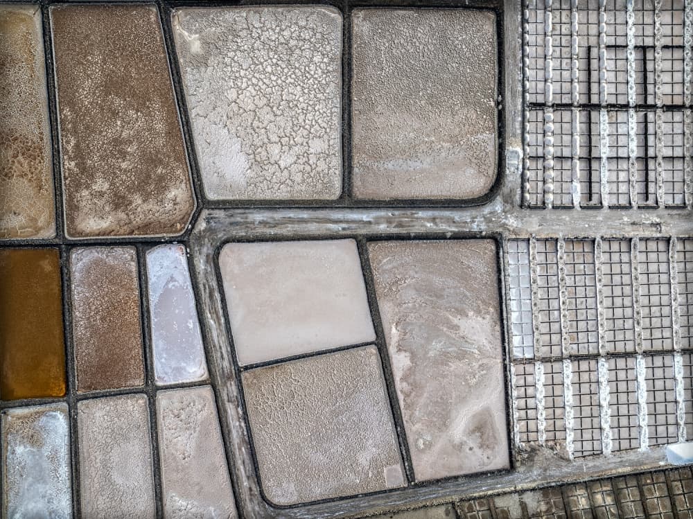 Earth's Textured Grid by Raimondo Restelli — canvas wall art